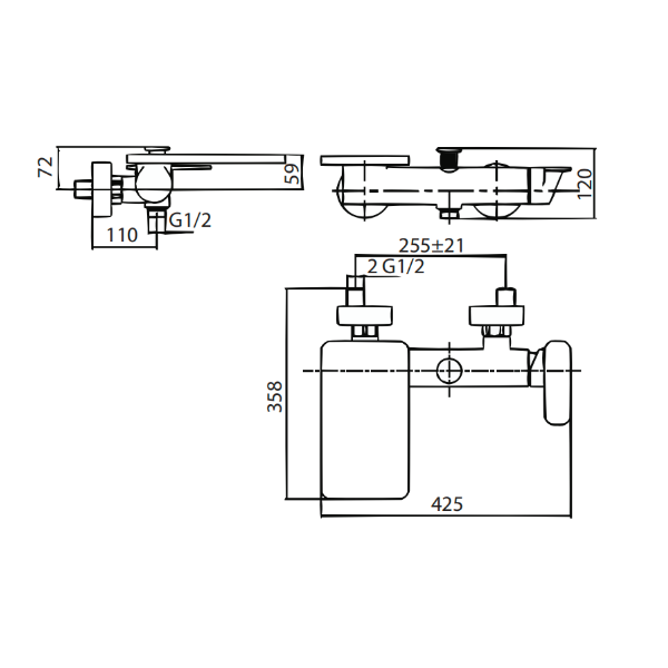 LF351883PX NC- Technical Drawing