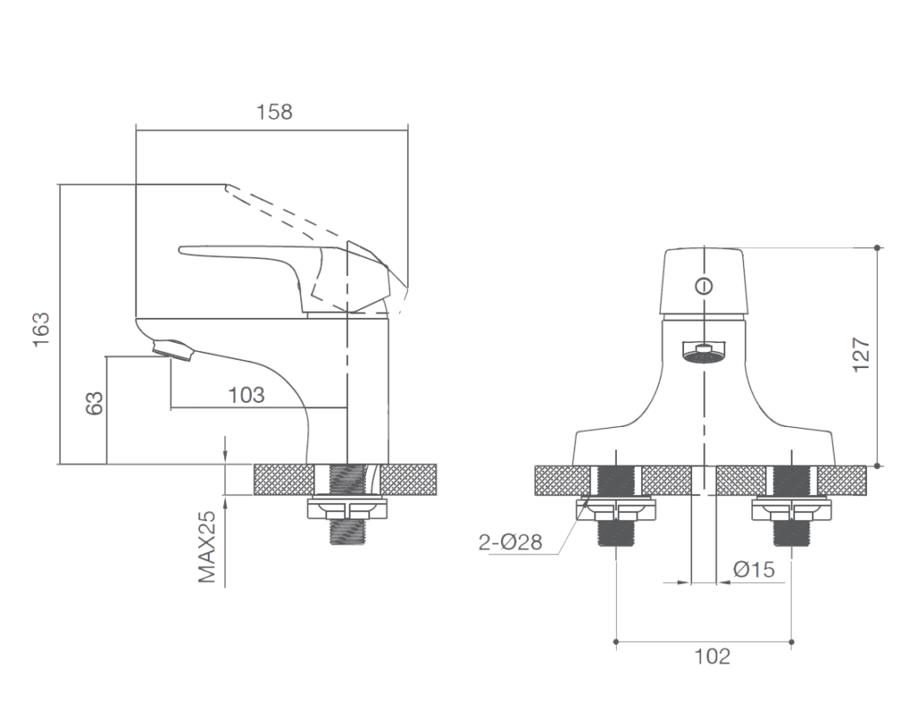 HCG Aovergne LF1004HPX NC Technical Drawing
