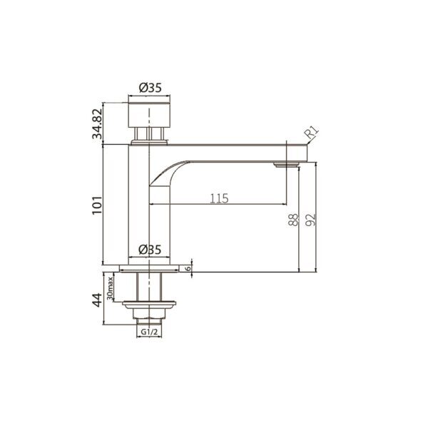 LF200CPX NC- TECHNICAL DRAWING