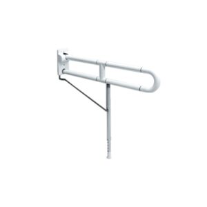 SB100-70L AW Flip up type anti-bacterial ABS grab bar with leg
