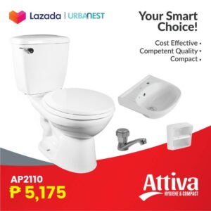 Attiva AP2110 AW toilet set