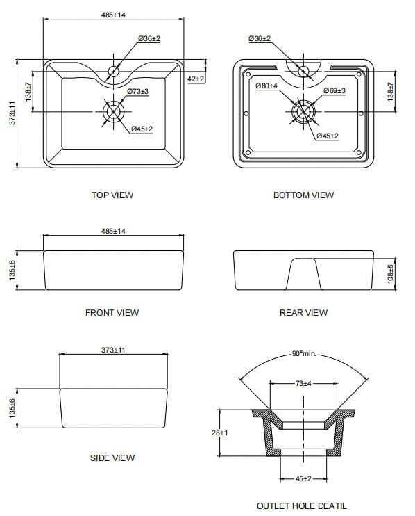 Terra L8029 AW Technical Drawing